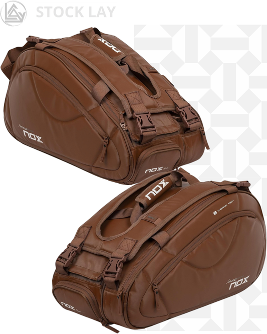 NOX Padel Bag PRO Series – ThermoTech Thermal Compartment, Large Capacity for 5 Rackets