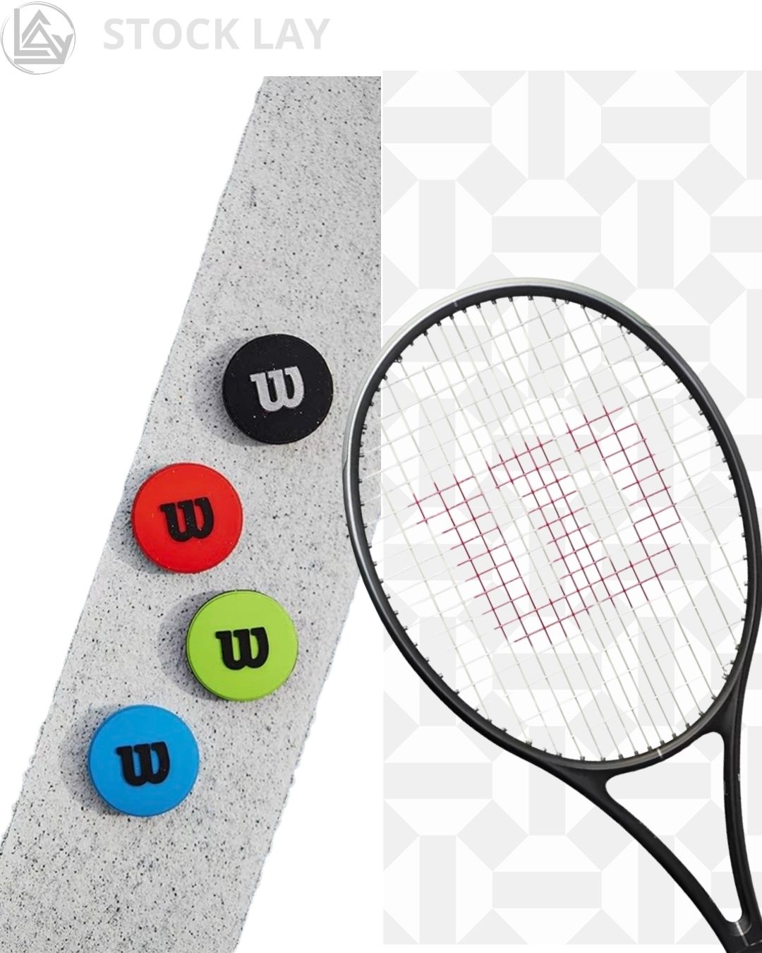 Wilson Pro Feel Tennis Racket Dampeners – Vibration Dampeners 2 Pack
