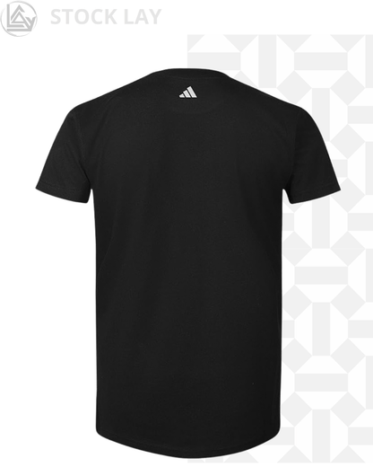 adidas Men's Combat Sports Performance Polycotton Rounded Hem Shirt