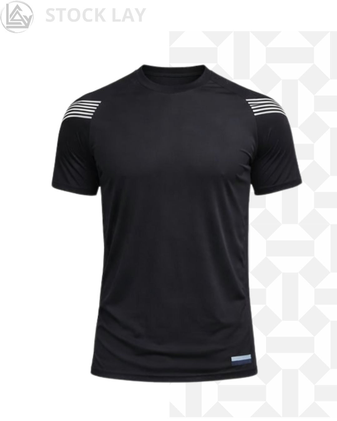 5 Pack Men's Active Quick Dry Crew Neck T-Shirts – Athletic Performance Gym Workout Short Sleeve Tees