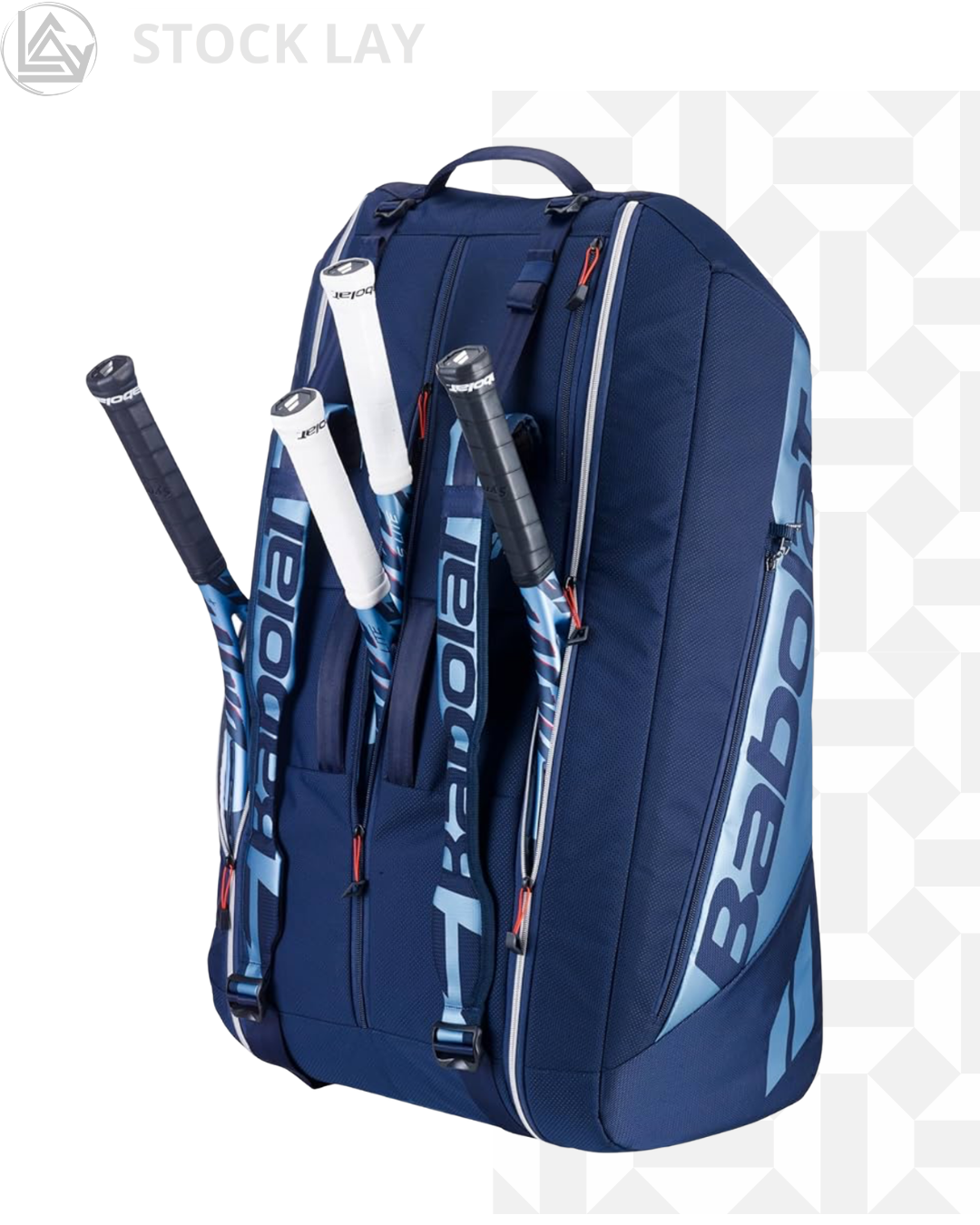 Babolat Pure Drive Racquet Holder 12-Pack 11th Gen Tennis Bag – Navy Blue