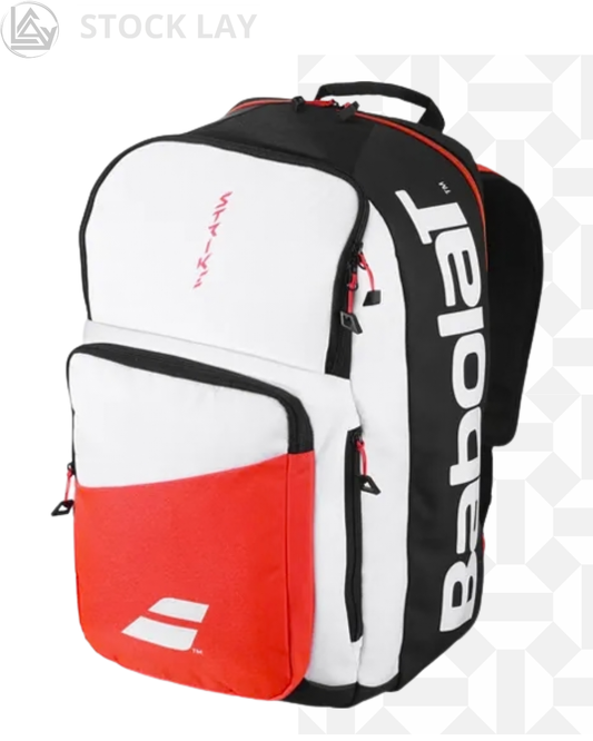 Babolat Pure Strike 4th Gen Tennis Backpack – White & Red Performance Racket Bag