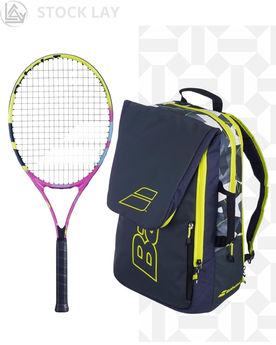 Babolat Nadal Jr Tennis Racquet Bundle – Youth Performance Racket with Backpack