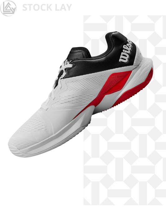 Wilson Bela Tour Men's Padel Shoes – White/Red/Black