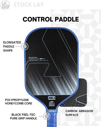 JOOLA Ben Johns Perseus/Hyperion 16mm Carbon Fiber Pickleball Paddle – Control & Power