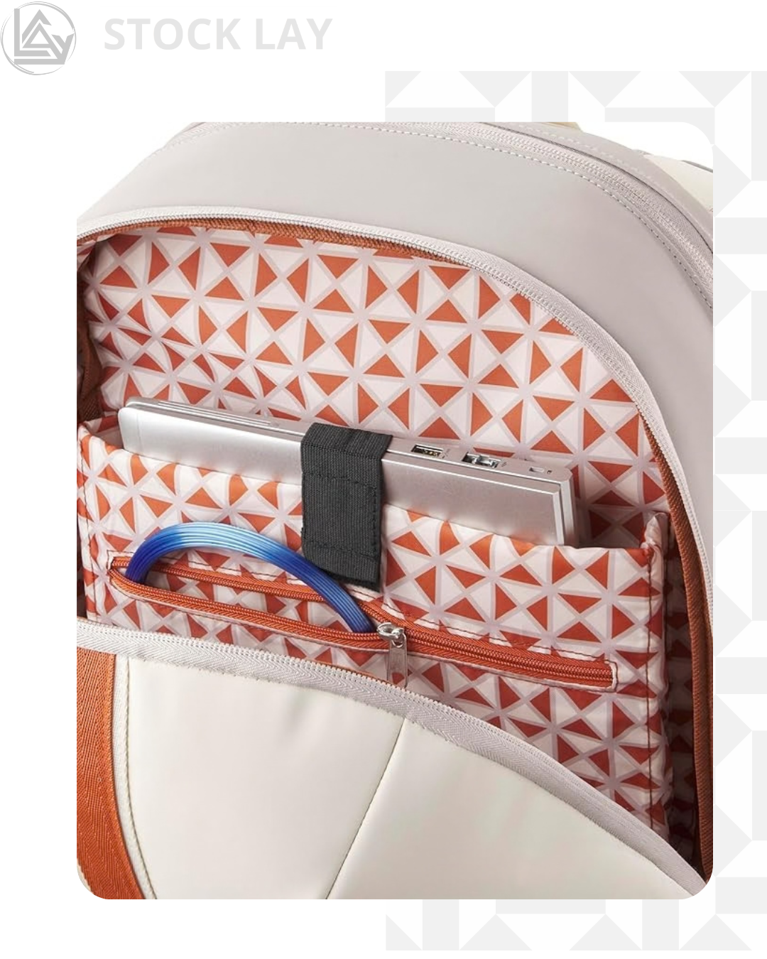 Wilson 2025 Roland-Garros Tennis Backpack – Cream/Clay/Red