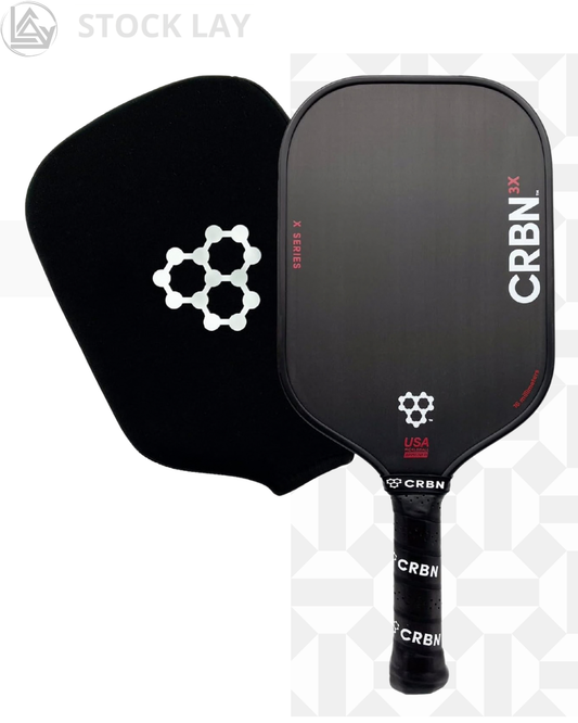 CRBN X Series Carbon Fiber Pickleball Paddle – Expanded Sweet Spot & Pro Performance