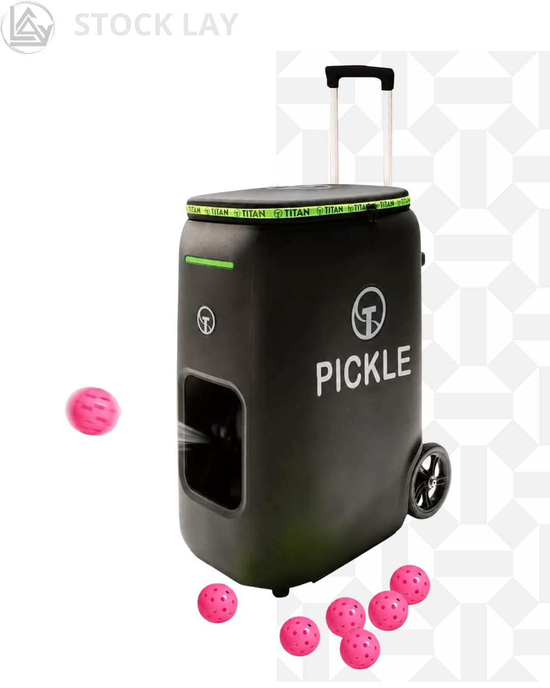 Titan ONE Pickleball Machine with Internal Oscillation, App Control & 85-240 Ball Capacity