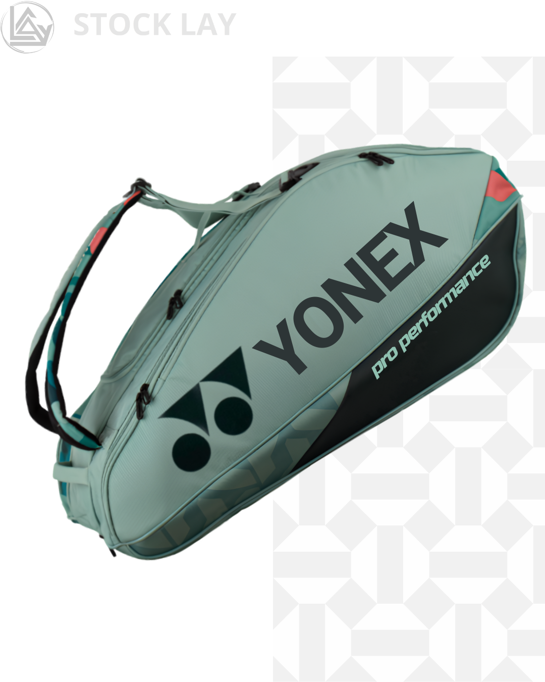 Yonex Pro 12 Tennis Racquet Bag – Professional 12-Racquet Travel & Tournament Bag