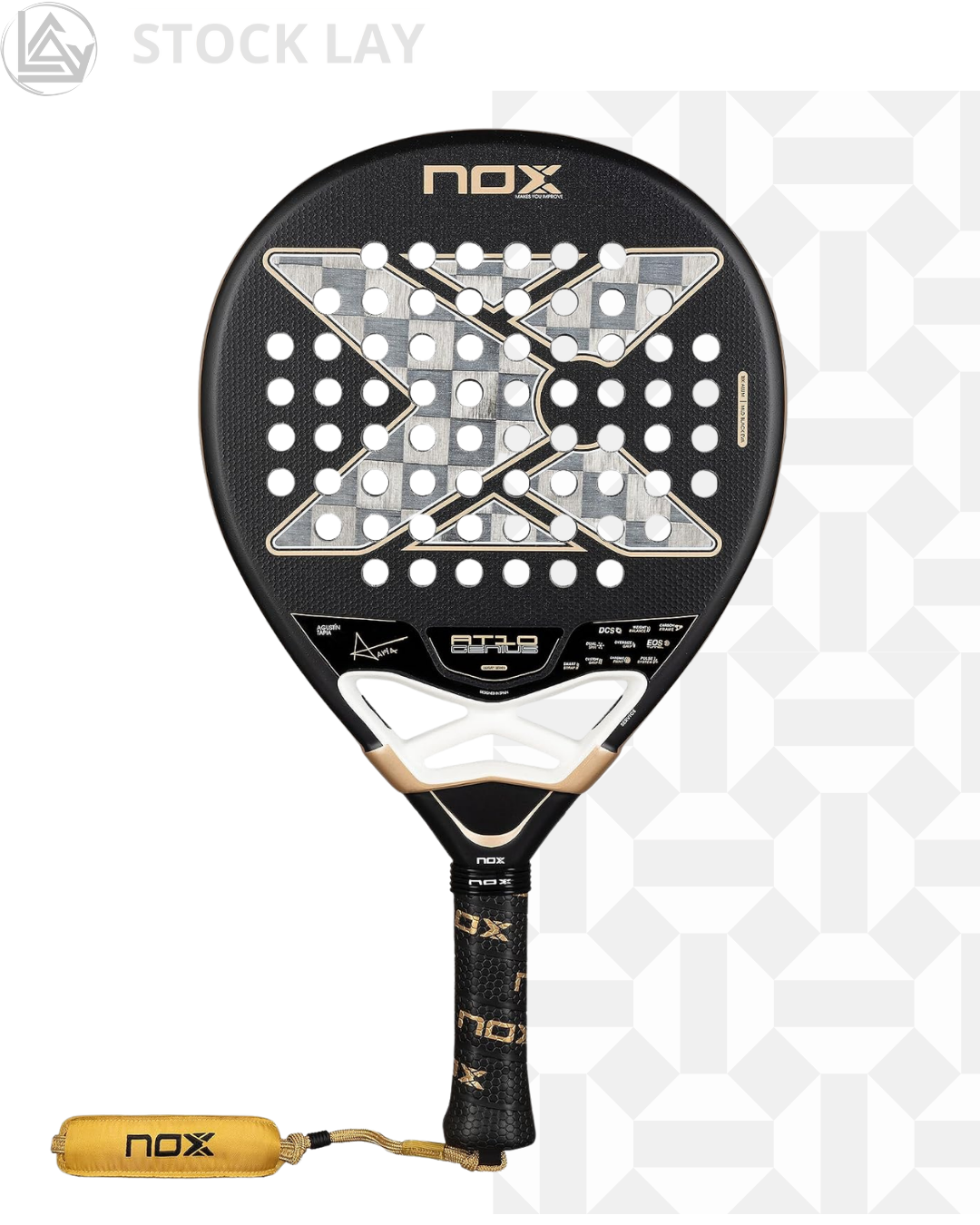 NOX AT10 Genius 18K Alum 2026 Agustin Tapia Padel Racket