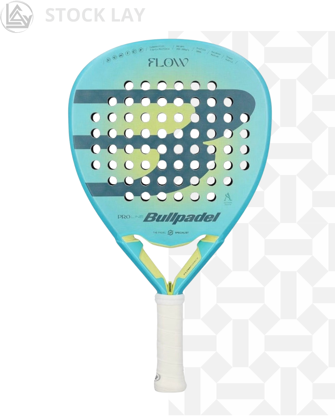 Bullpadel Flow 25 Women's Padel Racket – Lightweight Professional Performance Paddle