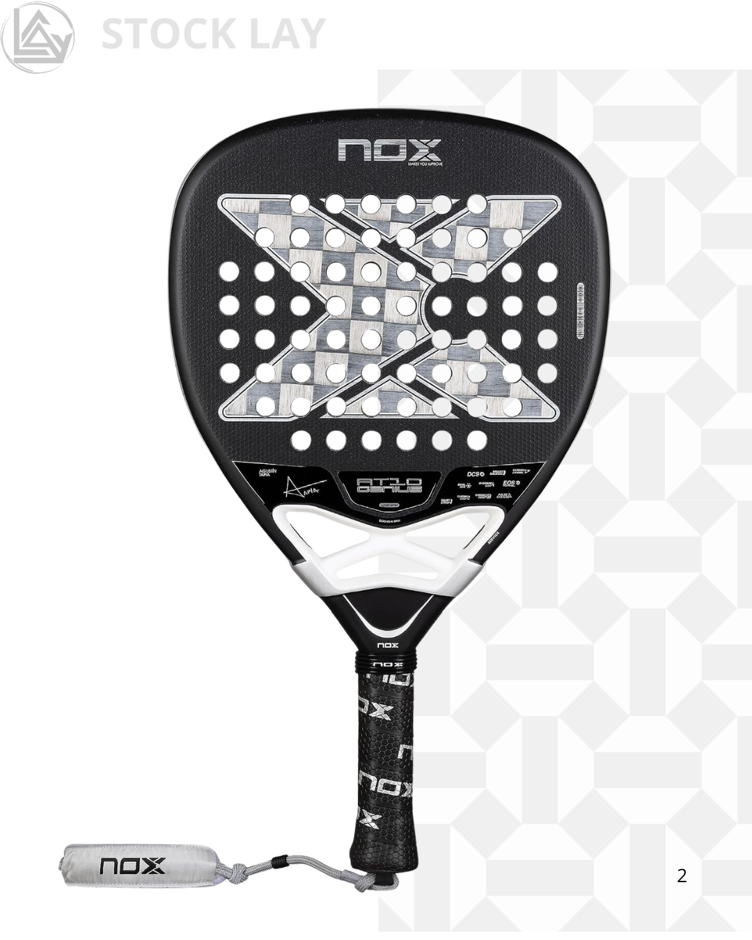 NOX AT10 Genius Attack 18K Alum 2026 Agustin Tapia Padel Racket