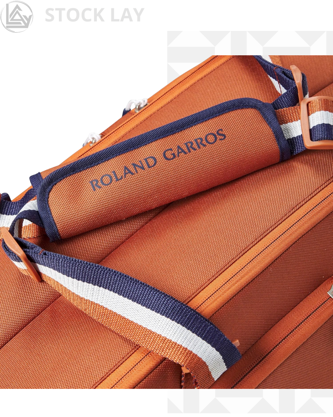Wilson Roland Garros Team Tennis Racket Bag – Clay/Navy, Holds Up to 6 Rackets