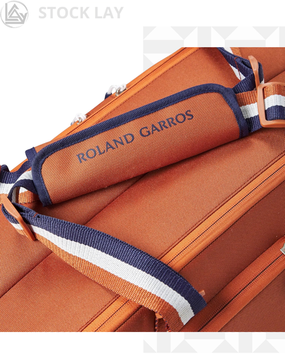 Wilson Roland Garros Team Tennis Racket Bag – Clay/Navy, Holds Up to 6 Rackets