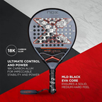 NOX AT10 Genius 18K Alum 2025 by Agustín Tapia – Luxury Teardrop Padel Racket