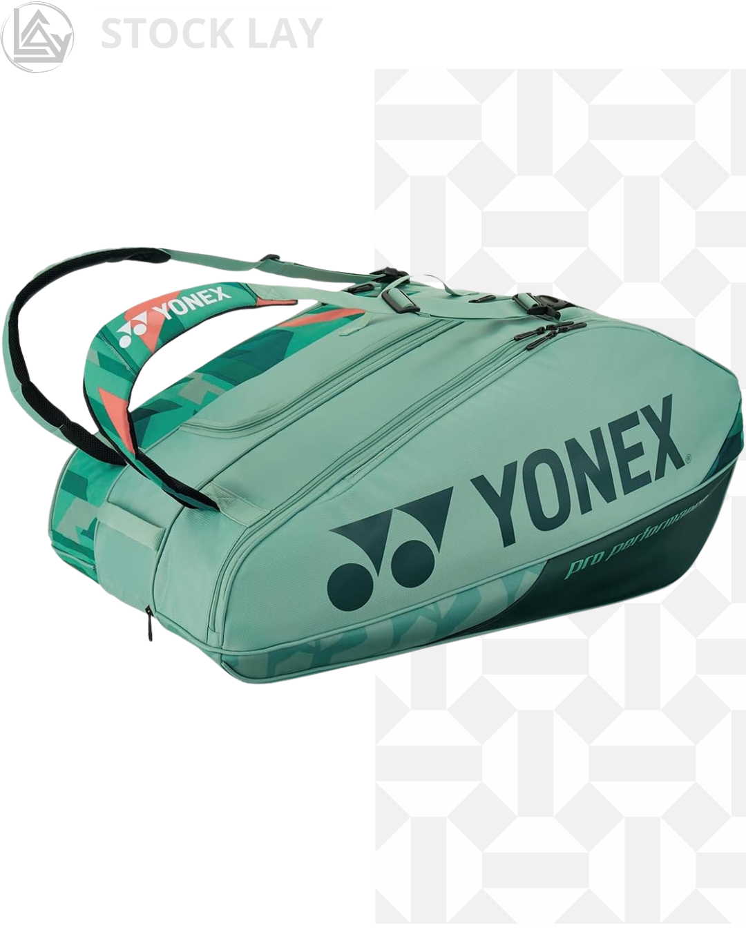 Yonex Pro 12 Tennis Racquet Bag – Professional 12-Racquet Travel & Tournament Bag