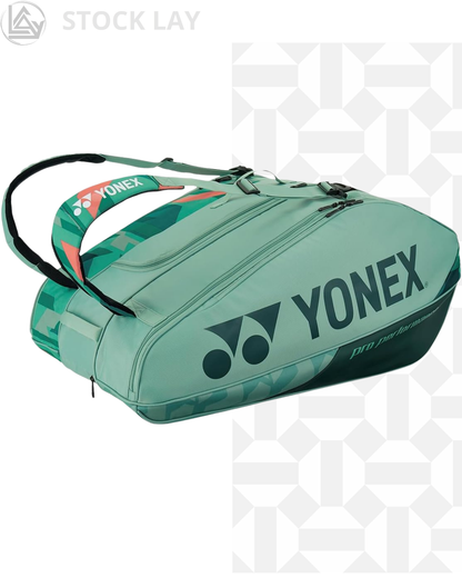 Yonex Pro 12 Tennis Racquet Bag – Professional 12-Racquet Travel & Tournament Bag
