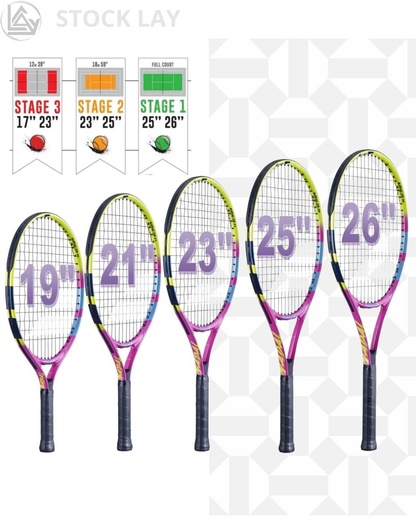 Babolat Nadal Jr Tennis Racquet Bundle – Youth Performance Racket with Backpack