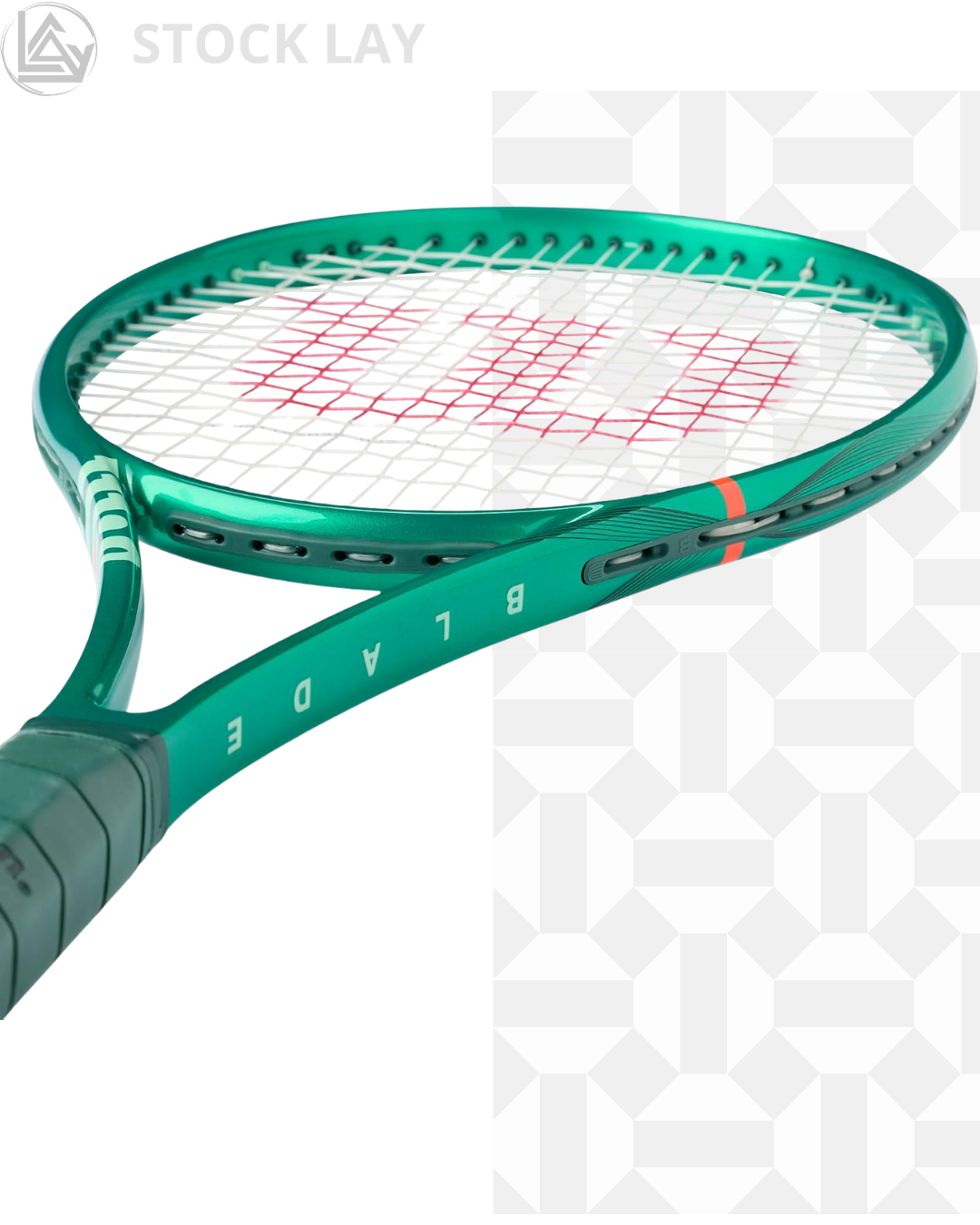 Wilson Blade 98 16x19 V10 Adult Tennis Racket – Green