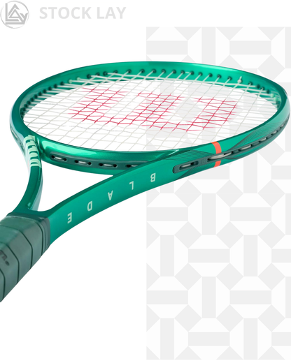 Wilson Blade 98 16x19 V10 Adult Tennis Racket – Green
