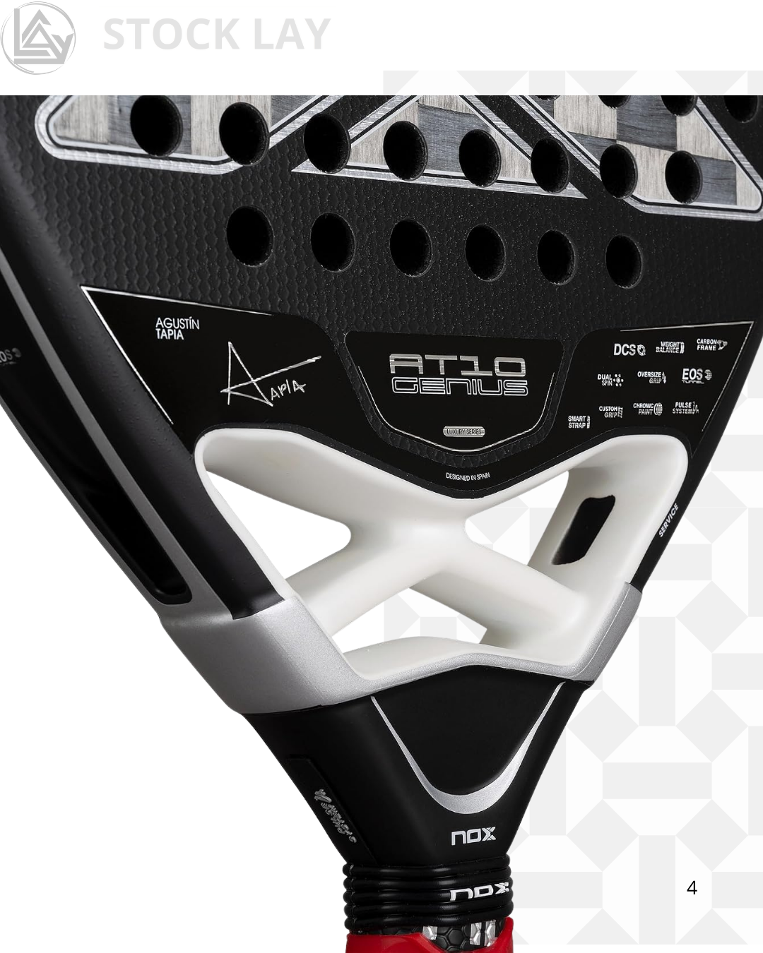 NOX AT10 Genius Attack 18K Alum 2026 Agustin Tapia Padel Racket