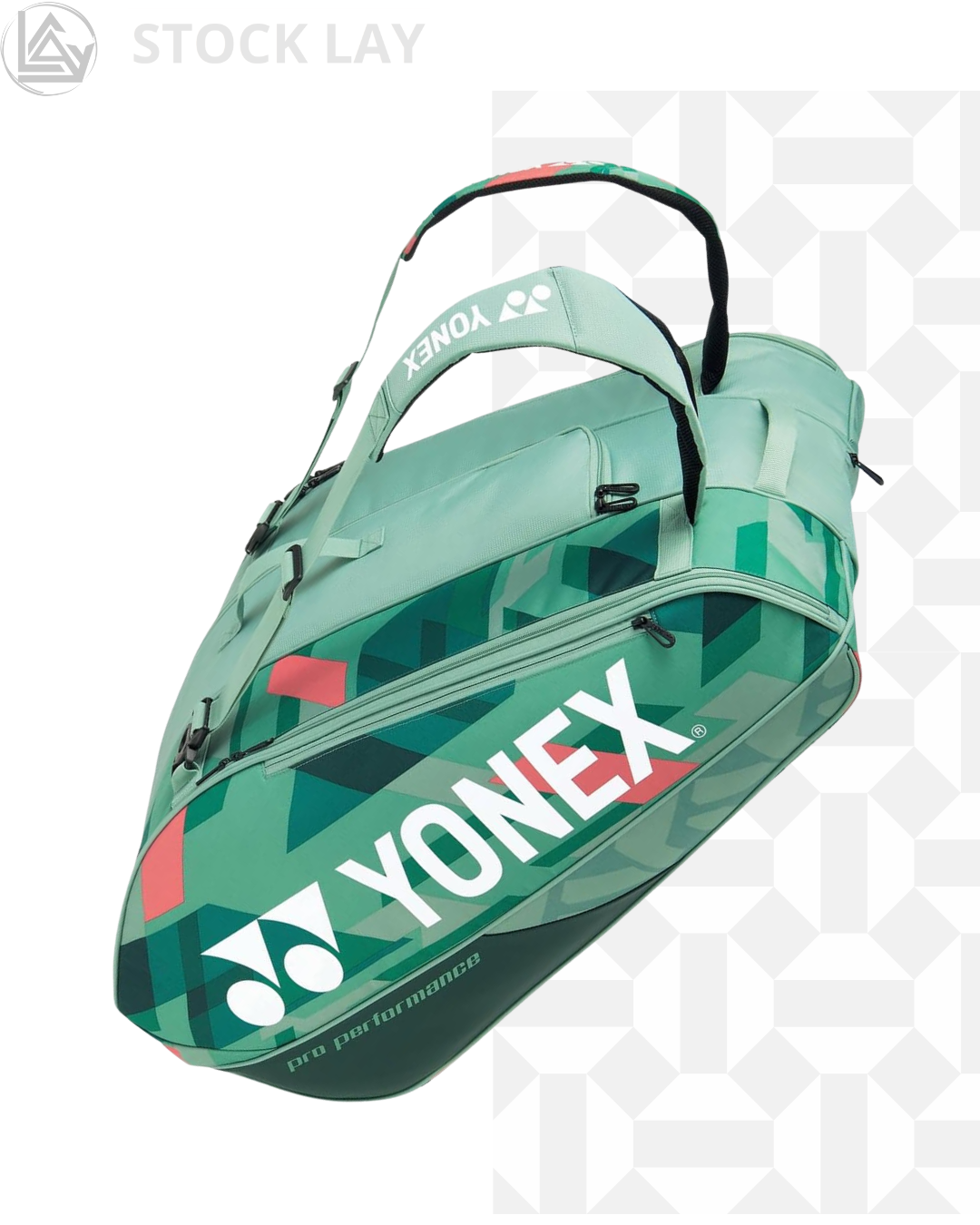 Yonex Pro 12 Tennis Racquet Bag – Professional 12-Racquet Travel & Tournament Bag
