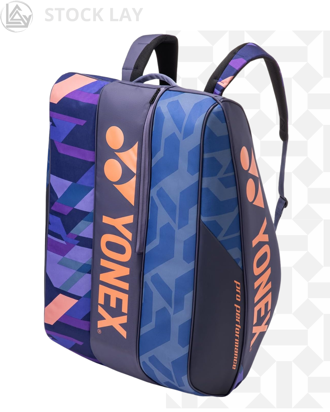 Yonex Pro 12 Tennis Racquet Bag – 12 Pack Professional Tournament Tennis Bag Midnight Navy