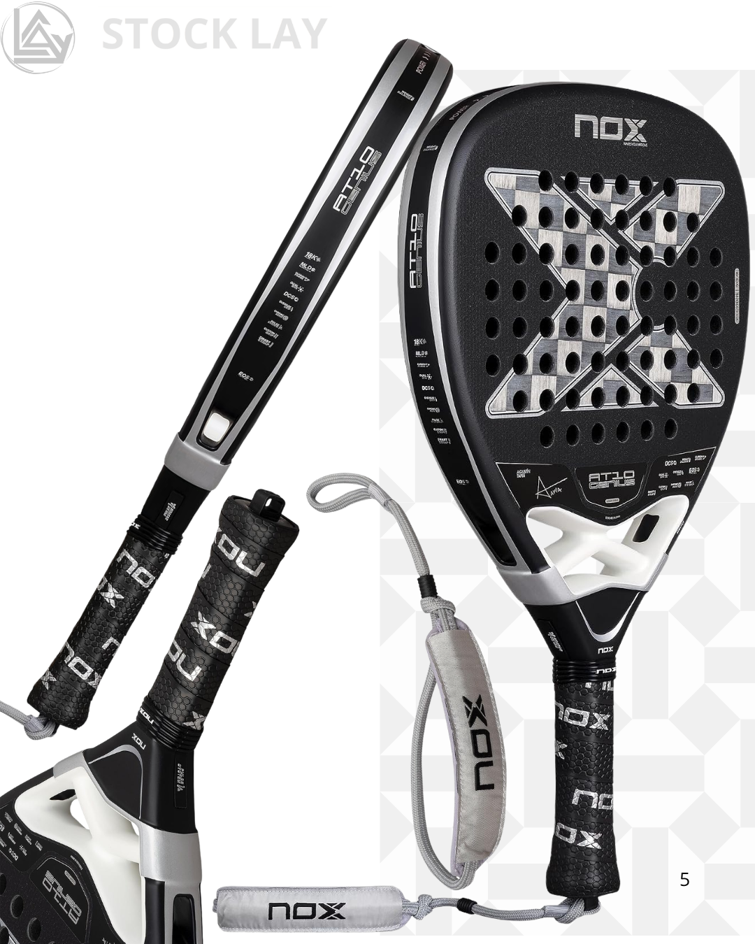 NOX AT10 Genius Attack 18K Alum 2026 Agustin Tapia Padel Racket