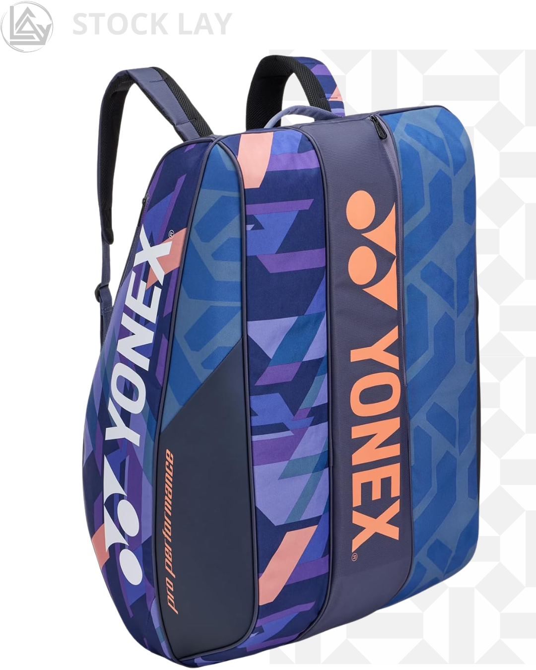 Yonex Pro 12 Tennis Racquet Bag – 12 Pack Professional Tournament Tennis Bag Midnight Navy