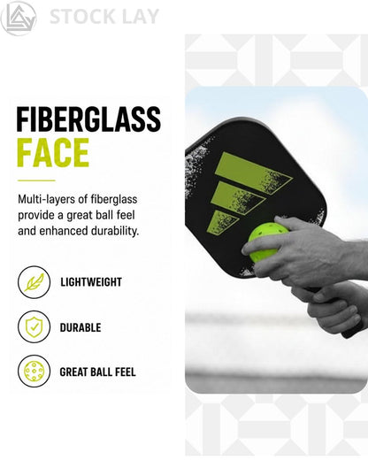 Adidas Adipower Team CTRL Lime Pickleball Paddle – Control & Power Performance Paddle