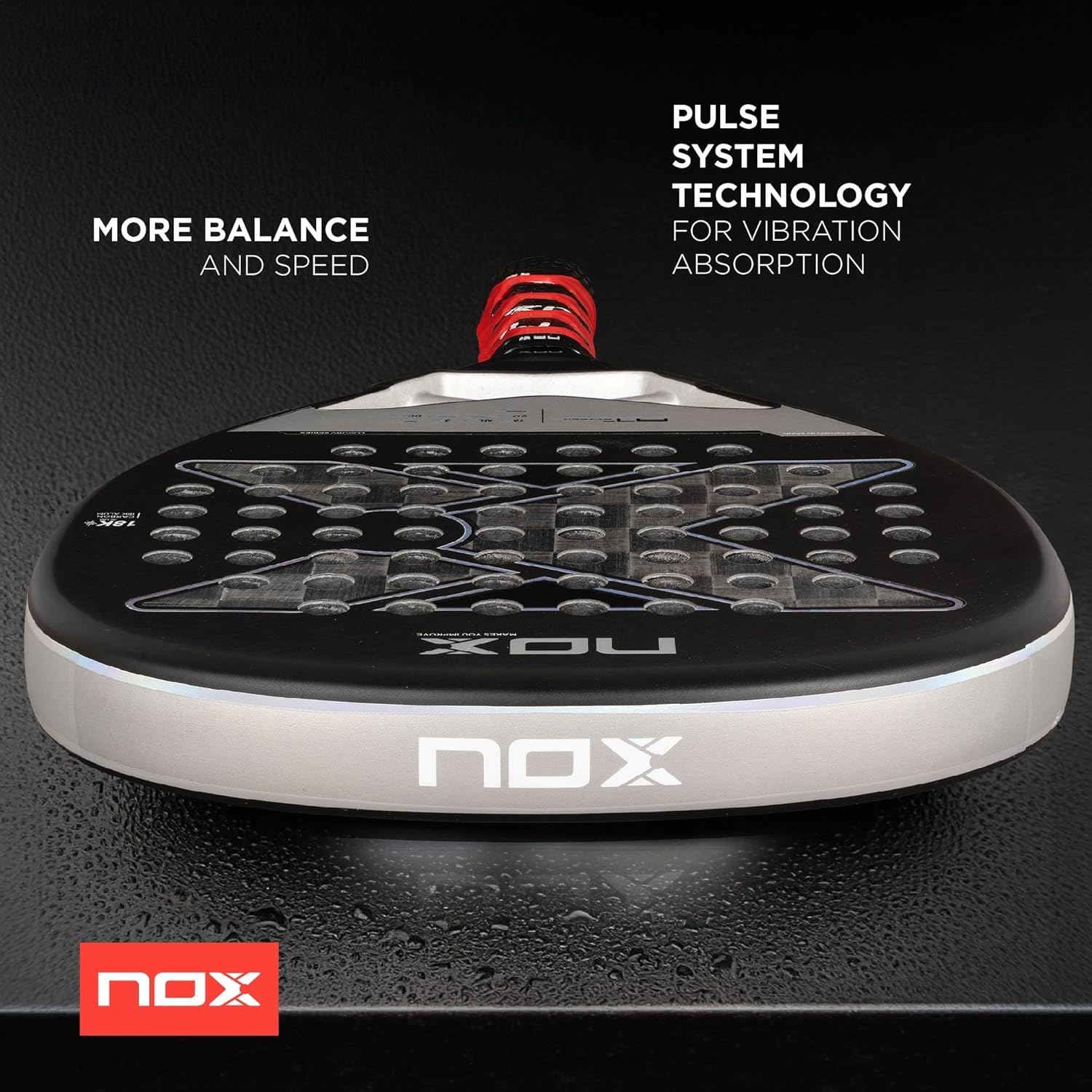 NOX AT10 Genius Attack 18K Alum 2025 – Padel Racket by Agustín Tapia | Power, Spin & Pro-Level Performance