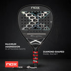 NOX AT10 Genius Attack 18K Alum 2025 – Padel Racket by Agustín Tapia | Power, Spin & Pro-Level Performance