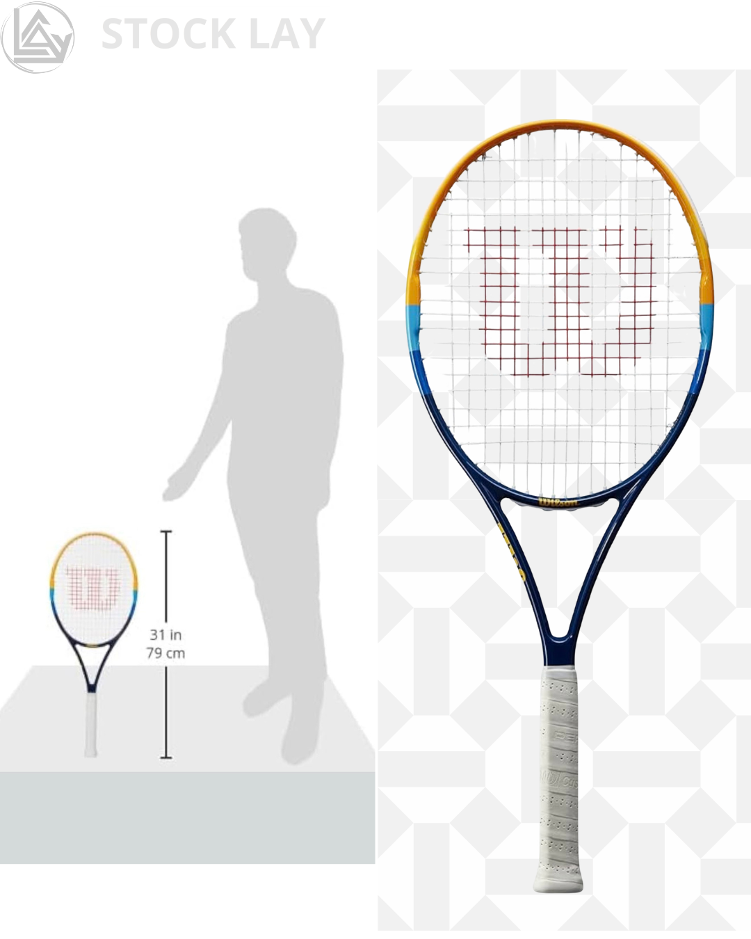 Wilson Profile Adult Recreational Tennis Racket – Lightweight Power & Control