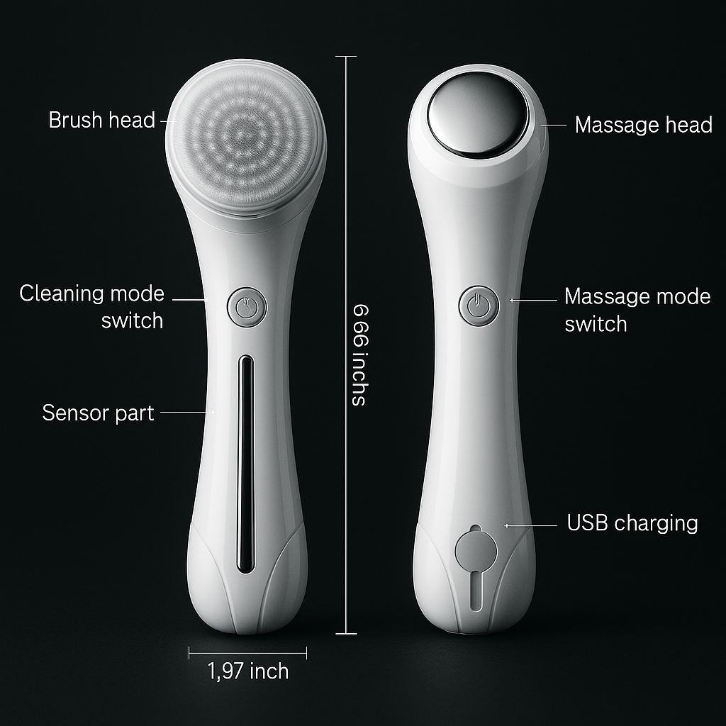 DeepClean Pro™ – Facial Brush for Skin Renewal