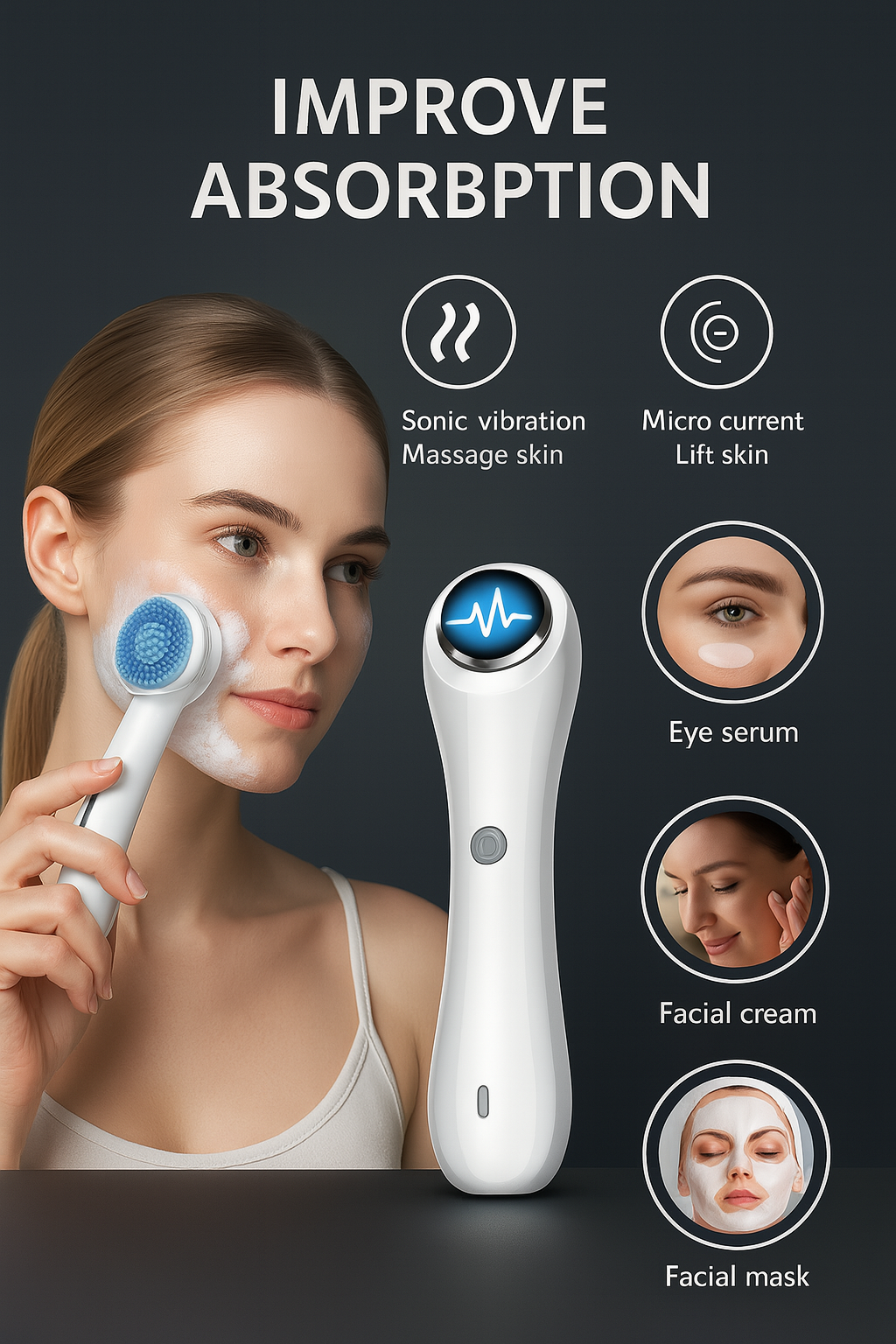 DeepClean Pro™ – Facial Brush for Skin Renewal