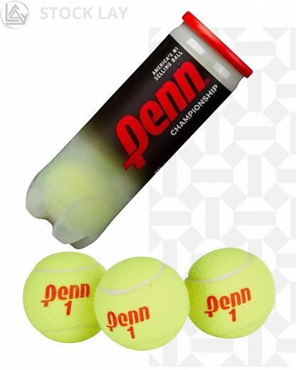 Penn Championship Tennis Balls – Regular Duty Felt Pressurized Tennis Balls, 12 Cans (36 Balls)