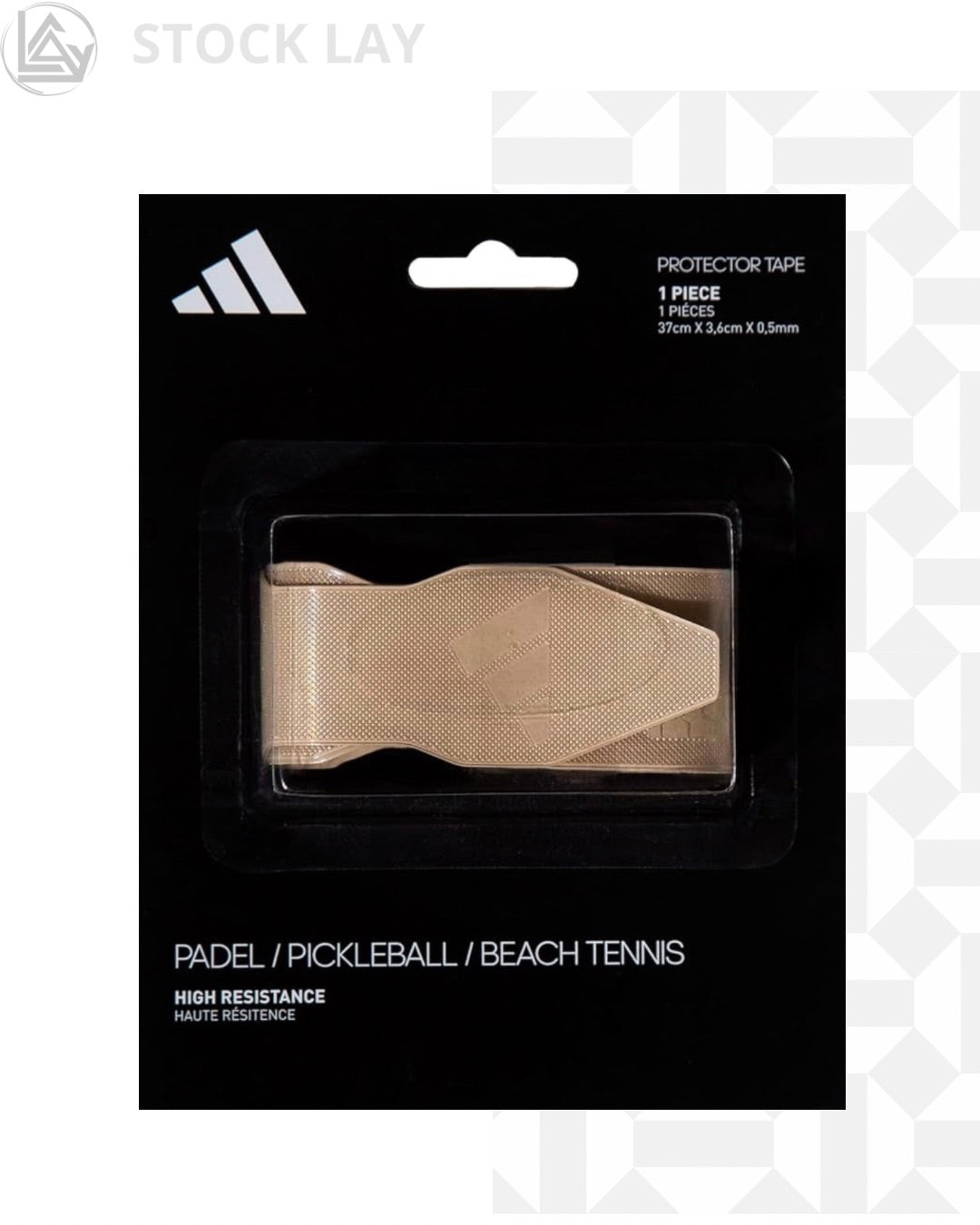 Adidas Antishock Protection Tape for Padel Racket – Transparent 3M Adhesive Frame Protector
