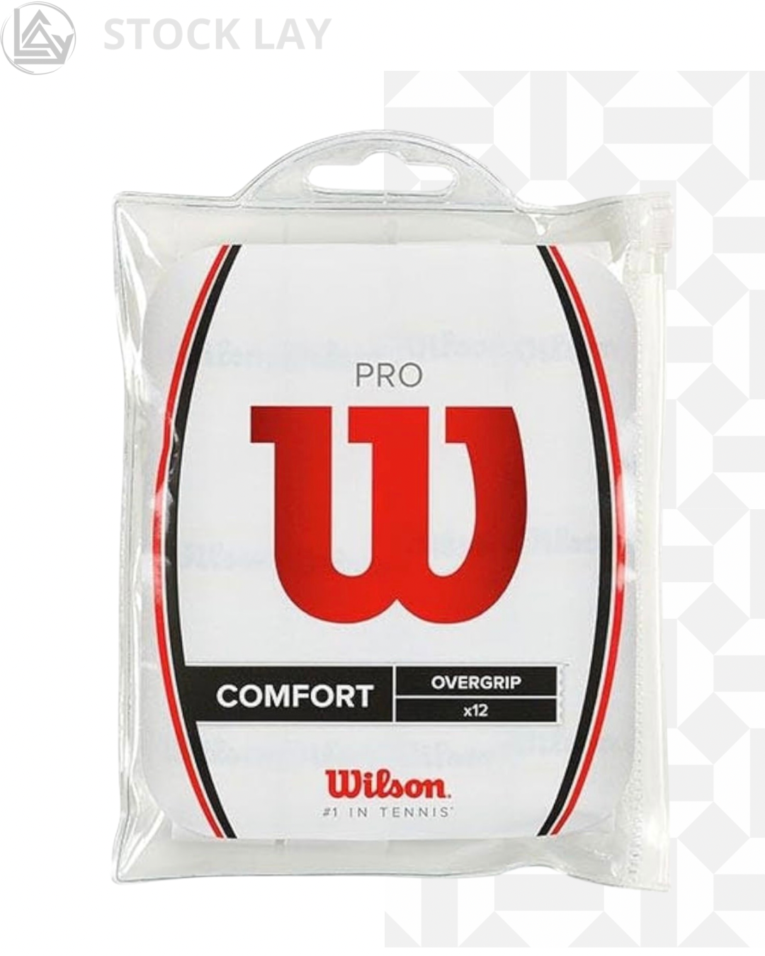 Wilson Pro Overgrip Comfort Tennis Grip Tape – 12 Pack, White