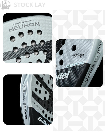Bullpadel Chingotto Neuron Hybrid Padel Racket – XtendCarbon 3K Performance Paddle