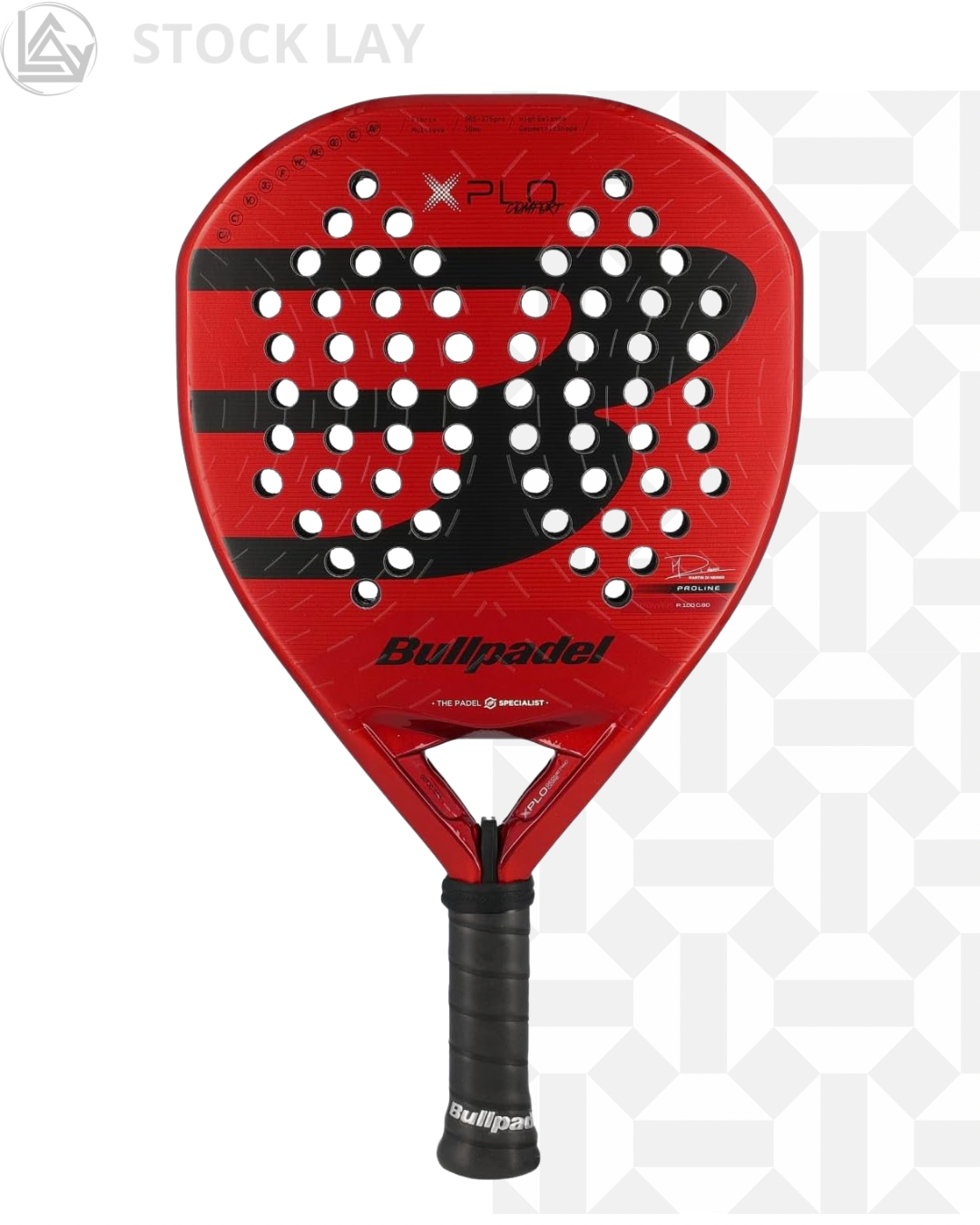 Bullpadel XPLO Comfort Padel Racket – Advanced Fibrix Fiber Power Paddle