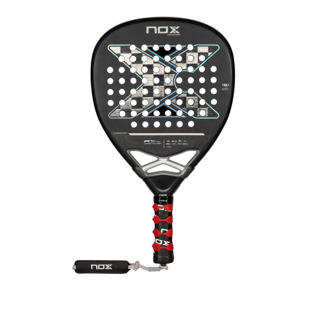 NOX AT10 Genius Attack 18K Alum 2025 – Padel Racket by Agustín Tapia | Power, Spin & Pro-Level Performance