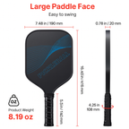Pickleball Paddle – Carbon Fiber Honeycomb Core