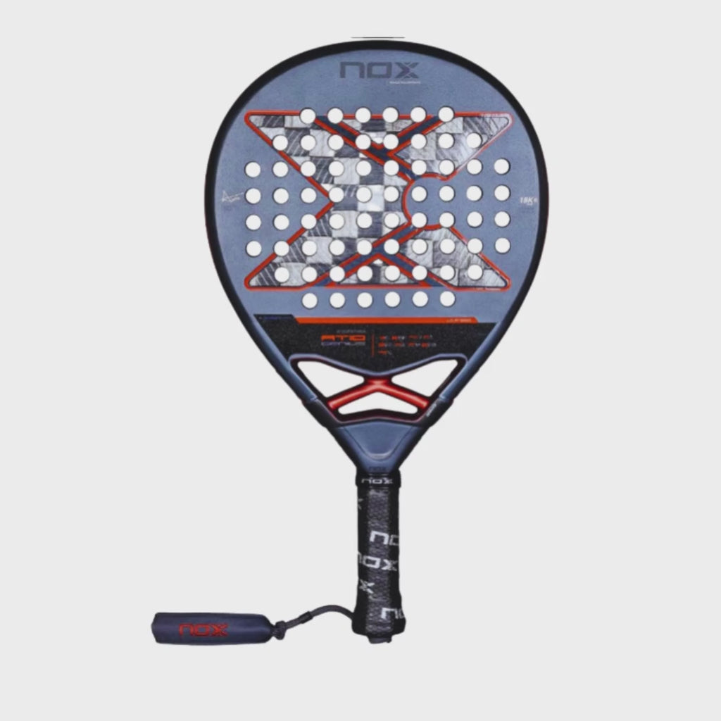NOX AT10 Genius 18K Alum 2025 by Agustín Tapia – Luxury Teardrop Padel Racket